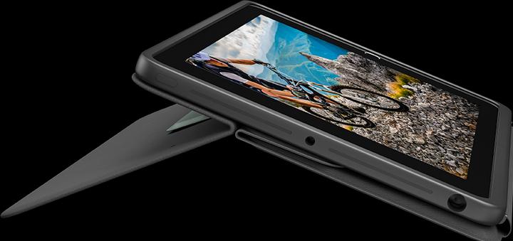 Actual product image Logitech rugged folio (DE, iPad 2019 (7th gene), iPad 2020 (8. Gen), iPad 2021 (9th Gen))