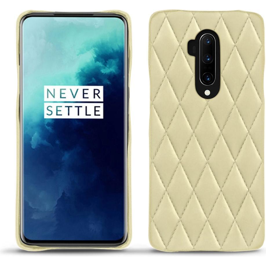 Noreve Lederschutzhülle (OnePlus 7T Pro), Smartphone Hülle, Beige