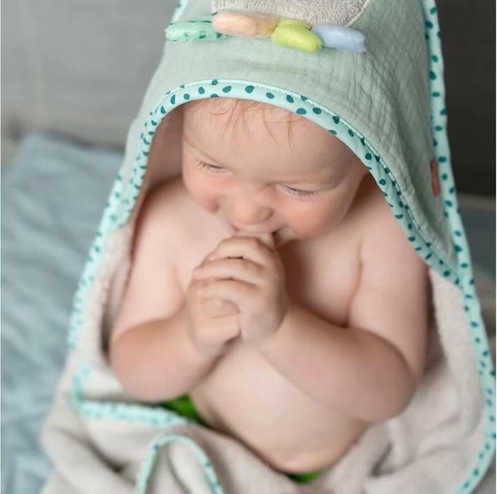 Actual product image Fehn Baby hooded cloth octopus