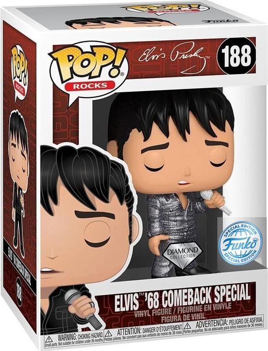 Produktbild Funko Pop! Rocks : Elvis - '68 Comeback Special (188)