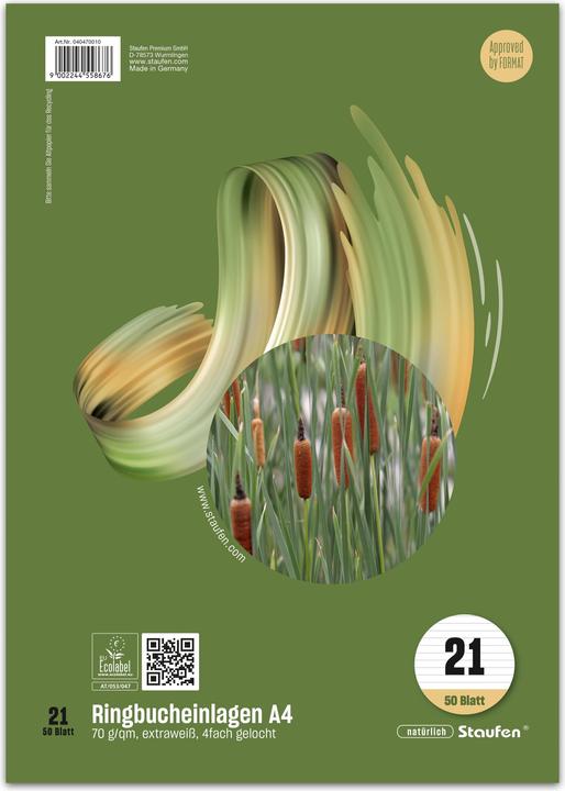 Actual product image Ursus Ring binder insert