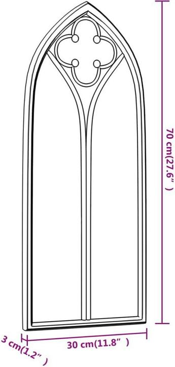 Immagine prodotto vidaXL Spiegel (70 x 30 cm)