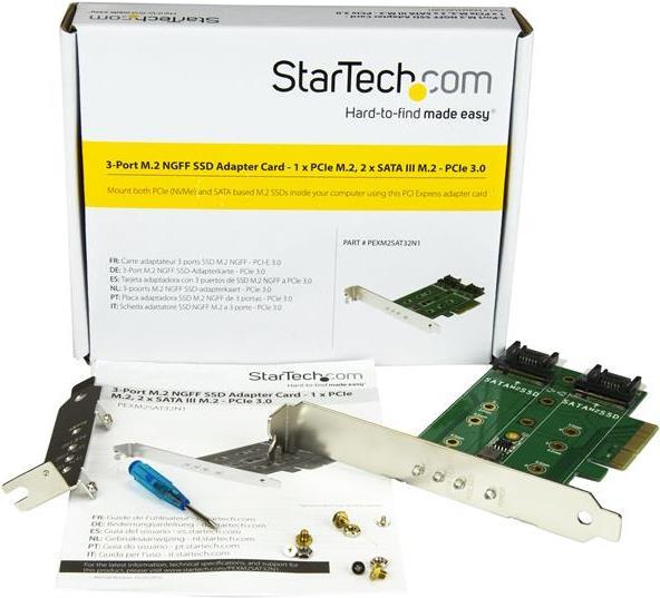 Image du produit StarTech CARTE SSD M.2 3PT - PCIE 3.0