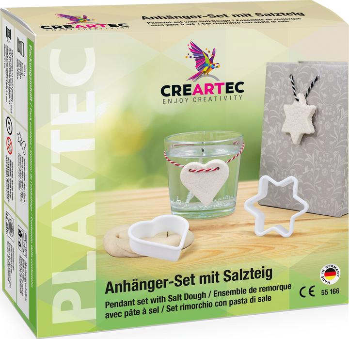 Actual product image Creative Set "Salt Dough Pendant Heart & Star