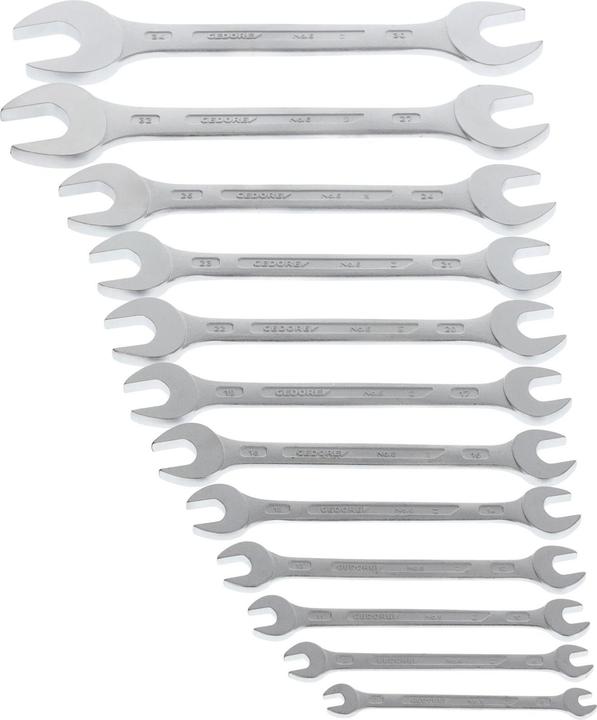 Image du produit Gedore Jeu de clés à fourche double 12e (10 mm, 11 mm, 12 mm, 13 mm, 14 mm, 15 mm, 16 mm, 17 mm, 18 mm, 19 mm, 20 mm, 21 mm, 22 mm, 23 mm, 24 mm, 25 mm, 26 mm, 27 mm, 28 mm, 29 mm, 30 mm, 31 mm, 32 mm, 33 mm, 34 mm, 6 mm, 7 mm, 8 mm, 9 mm)