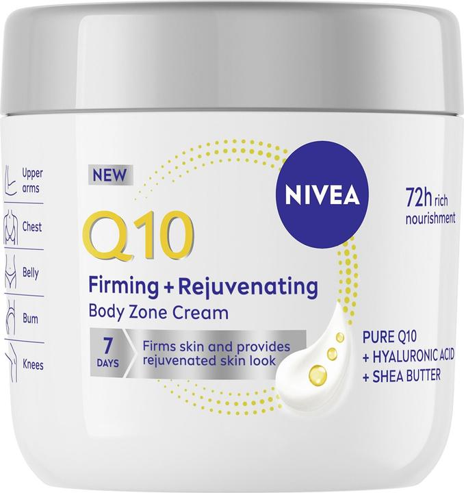 NIVEA Q10 Straffend + Verjüngend Body Creme (Body cream, Body lotion, Body milk, 400 ml)