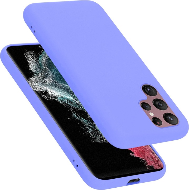 Actual product image Cadorabo TPU Liquid Silicone Case Cover (Samsung Galaxy S22 Ultra)