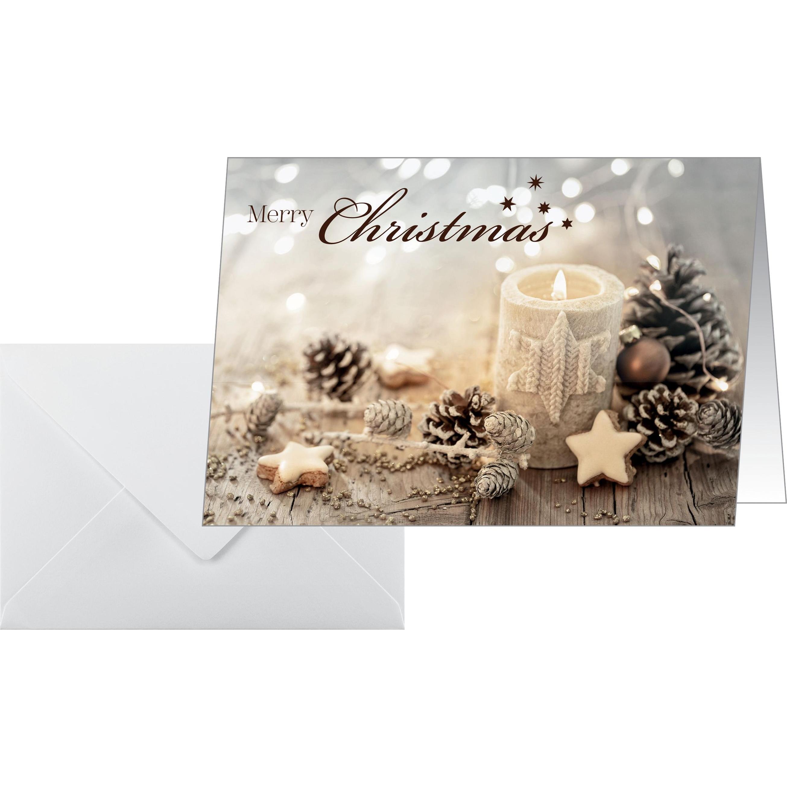 Sigel, Grusskarte + Briefpapier, Weihnachtskarten (25 Stk.)