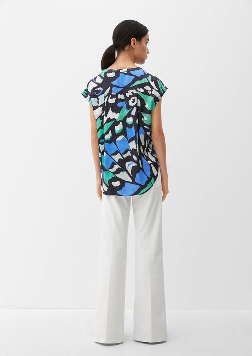 Immagine prodotto s.Oliver Bluse Satinbluse mit Allover-Muster (36)