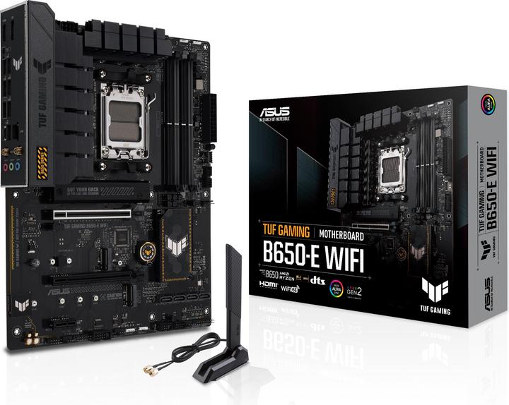 Actual product image ASUS TUF GAMING B650-E WIFI (AM5, AMD B650, ATX)