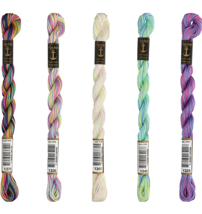 Immagine prodotto Anchor Filato perlato multicolore forza 5, 5 g (210 m)