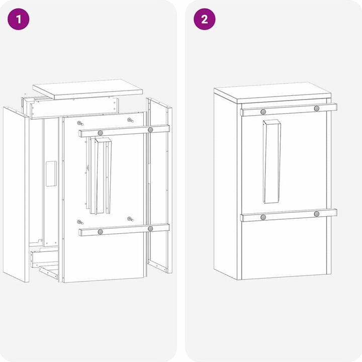 Actual product image vidaXL Outdoor Briefkasten