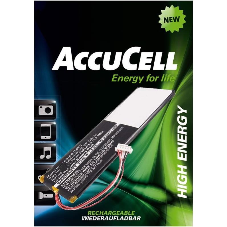 AccuCell Akku CB100, CR100 Remote Controller (1 Stk., Gerätespezifisch, 3600 mAh), Batterien + Akkus