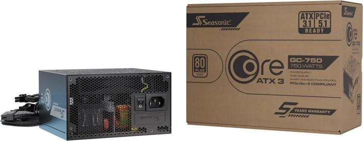 Productafbeelding Seasonic Netzteil 750W Core GC-750 ATX3 (80+Gold) (750 W)