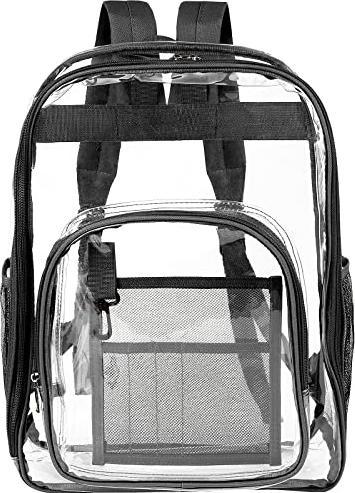 Image du produit Only-Bags.Store Sac à dos Sac à dos transparent en plastique Sac à dos scolaire Sac à dos transparent en plastique