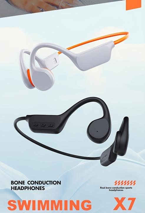 Produktbild PhoneLook Bluetooth 5.4 Wasserdichte kabellose Knochenleitungs-Kopfhörer für Sport und Schwimmen mit 32 GB int (Kabellos)