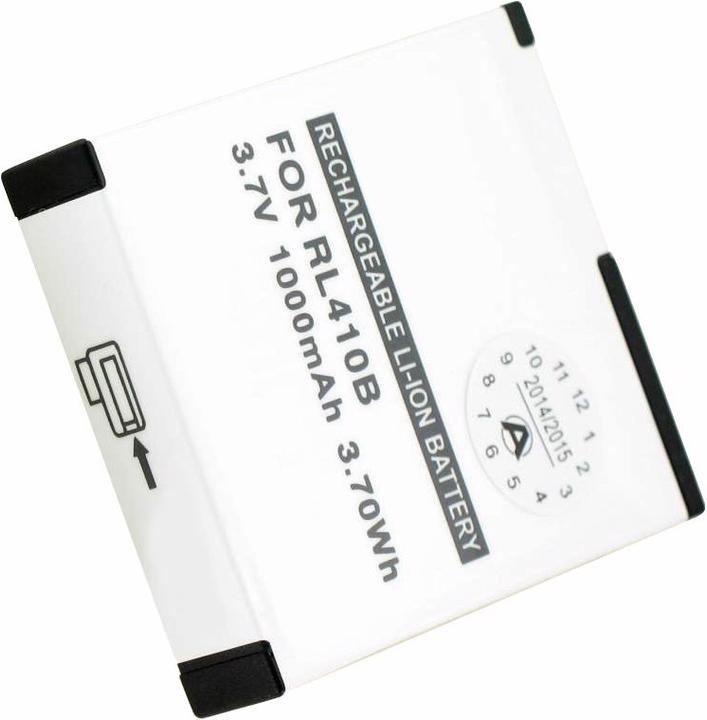Actual product image Rollei Battery Actioncam 230, 240, 400, 410, RL410B, AC-800W (Rechargeable battery)