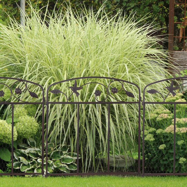 Actual product image Relaxdays Decorative garden fencing (186 cm)