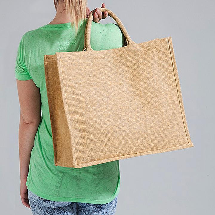 Actual product image Westford Mill Jumbo Jute Shopper Bag (29 Litres) (29 l)