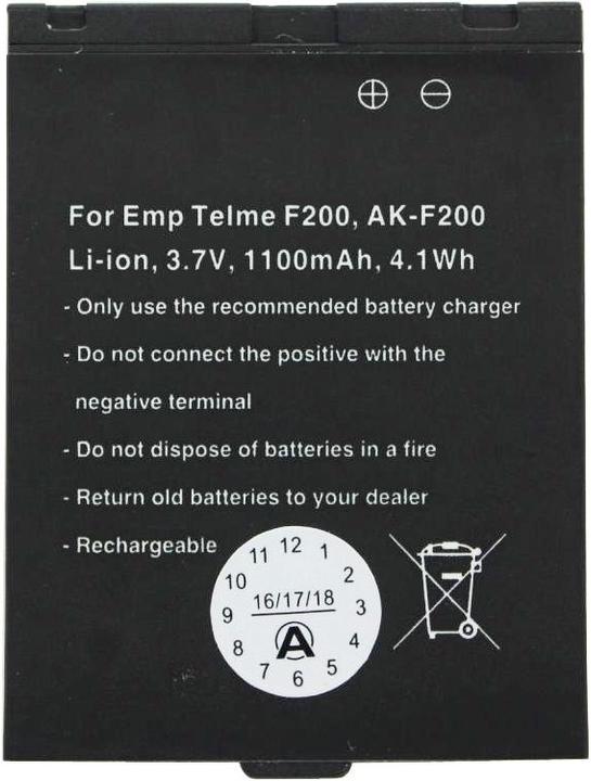 Image du produit AccuCell Batterie pour Emporia AK-F200, Emporia Flip Telme F210