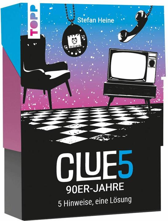 CLUE5 #90er-Jahre. 5 Hinweise, nur eine Lösung. Das Trend-Quiz für deine Tasche (Deutsch, 1 - 8 Spieler)