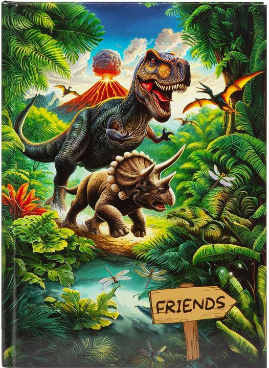 Goldbuch Freundschaftsbuch Vulkan (15 x 21 cm, Liniert, Harter Einband)