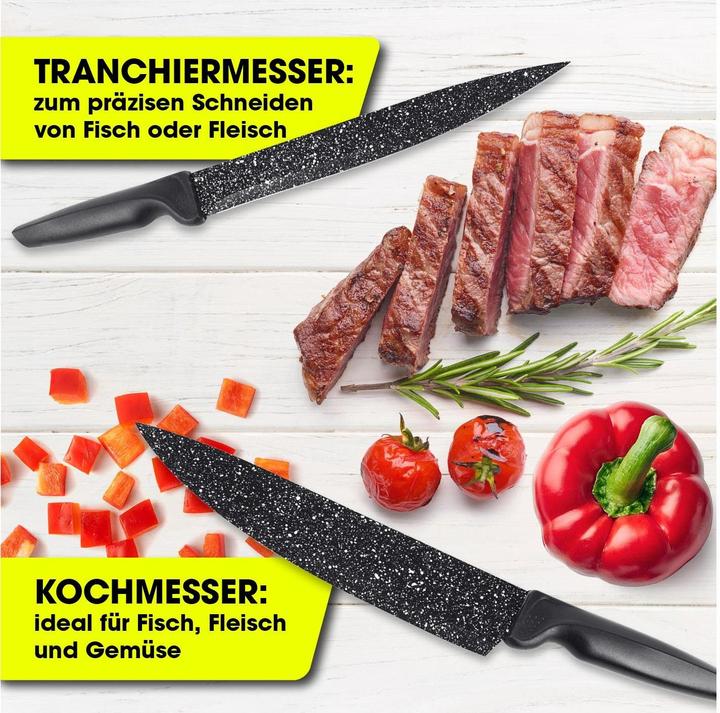 Produktbild Gourmetmaxx Messerset mit Sparschäler 6-teilig
