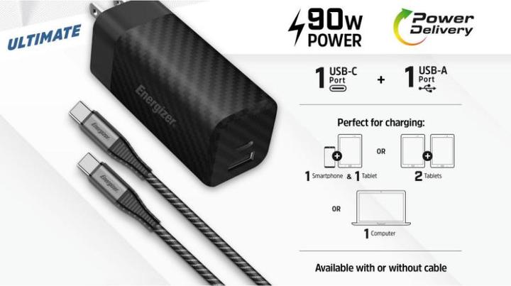 Actual product image Energizer Power Delivery Charger (90 W)