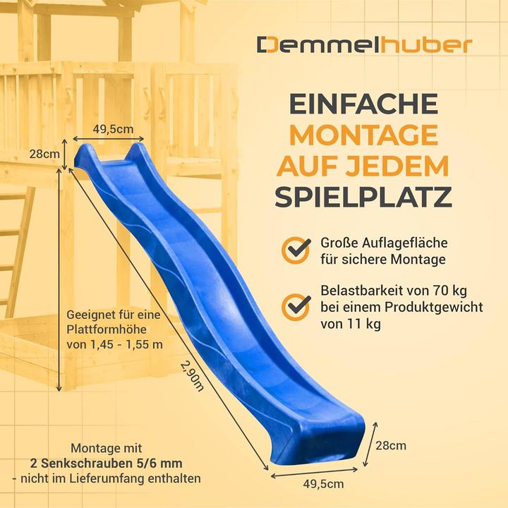 Produktbild Demmelhuber Wasserrutsche Blau