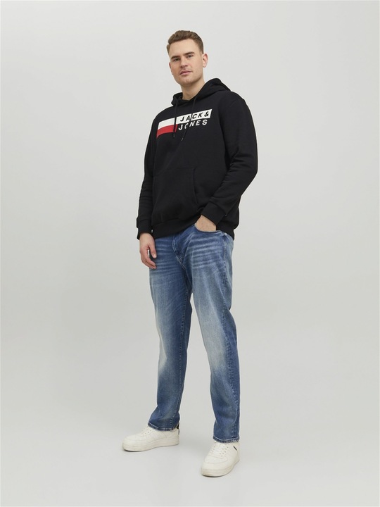 Produktbild Jack & Jones Basic Logo Plus Size Hoodie (6XL)
