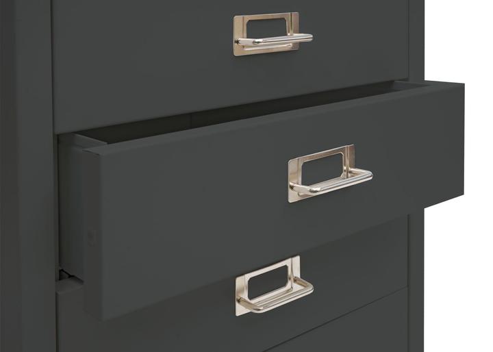 Immagine prodotto Mendler Contenitore per rotoli HWC-L49, metallo 55x40x41cm 4 cassetti, grigio scuro