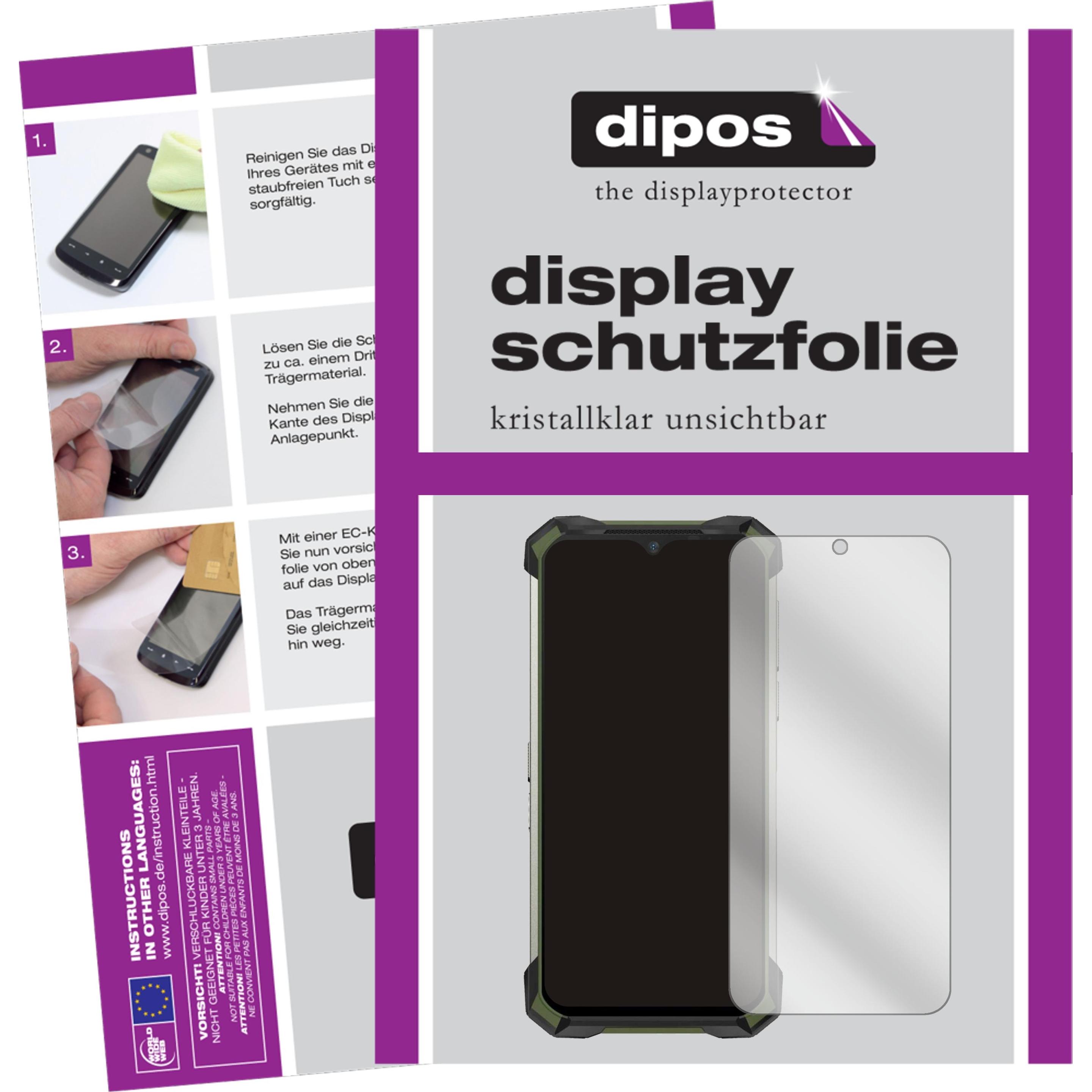 Dipos Displayschutzfolie Crystalclear (6 Stück, Doogee S88 Plus), Smartphone Schutzfolie, Transparent