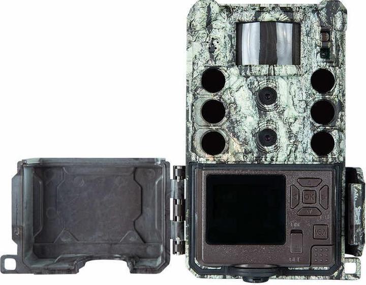 Actual product image Bushnell 32MP dual core 4K tree bark camo no glow
