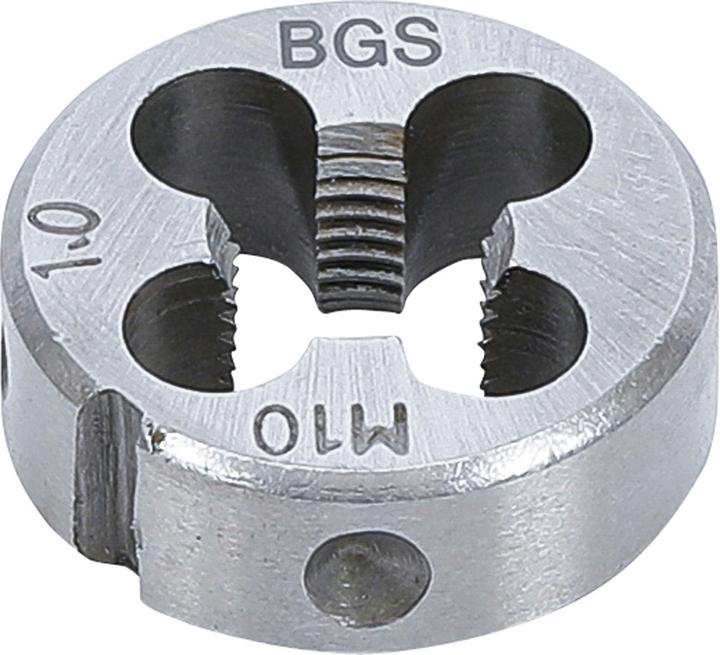 BGS Gewindeschneideisen M10 x 1,0 x 25 mm
