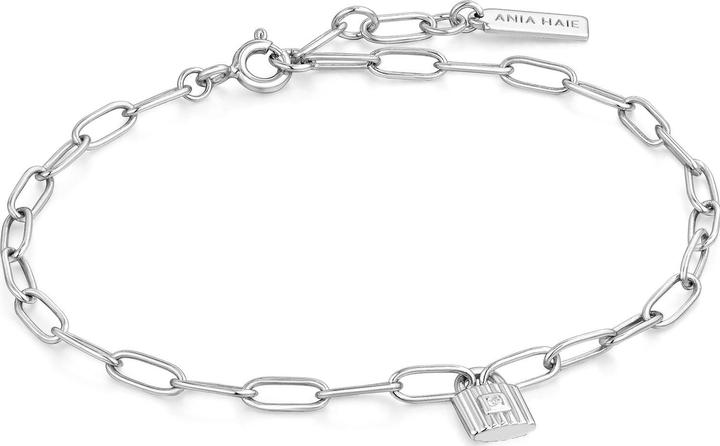 Immagine prodotto Ania Haie Bracciale d'argento con lucchetto grosso (16.50 cm, Argento 925)