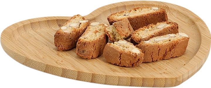 Actual product image Zeller Present Serviertablett Herz Bambus 20.5x21 cm