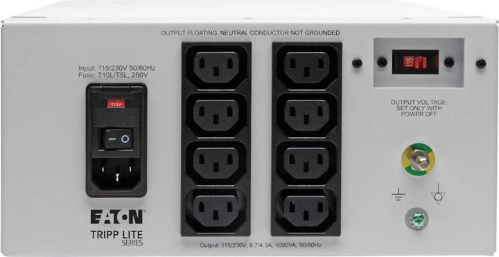 Produktbild Eaton Isolator Series Dual-Voltage 115/230V 1000W 60601-1edical-Grade Isolation Transforme