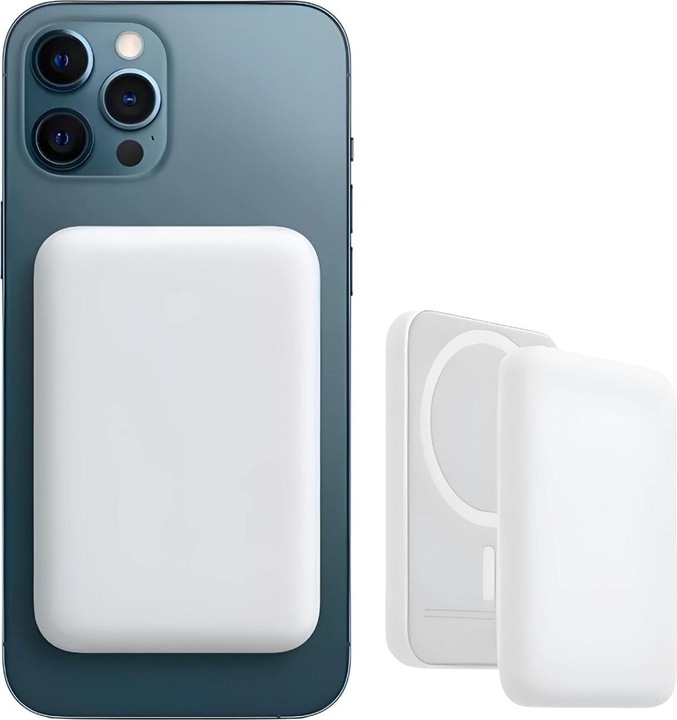 Image du produit Hermex Banque d'énergie magnétique Station de recharge sans fil PowerCharger Wireless (5000 mAh, 20 W)