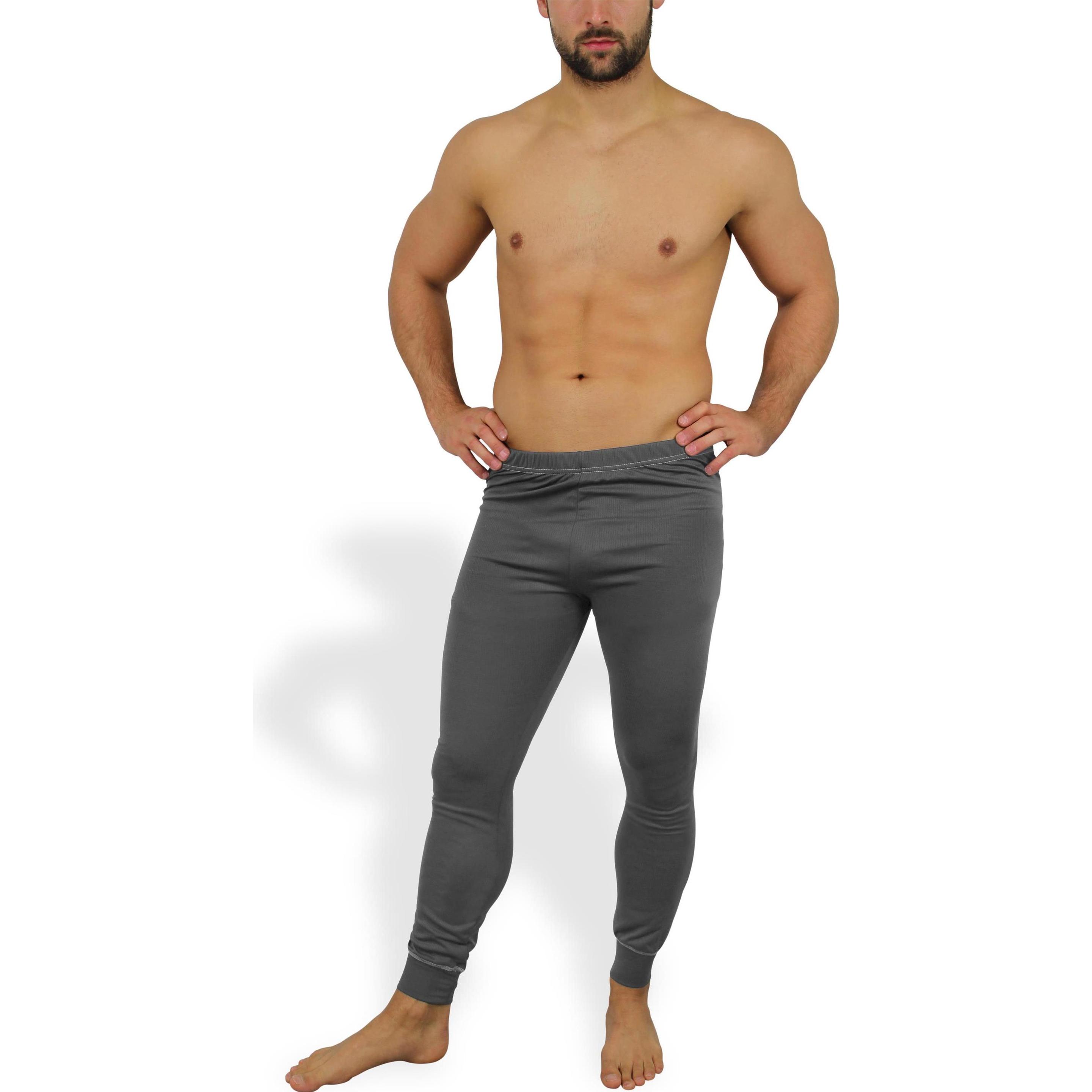 Normani, Herren, Funktionsunterhose, Herren Coolmax Thermo-Unterhose (L), Schwarz, L