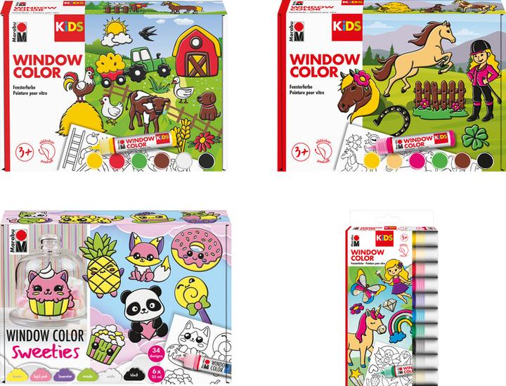 Actual product image Marabu Window Color Bauernhof 6x25ml (150 ml)