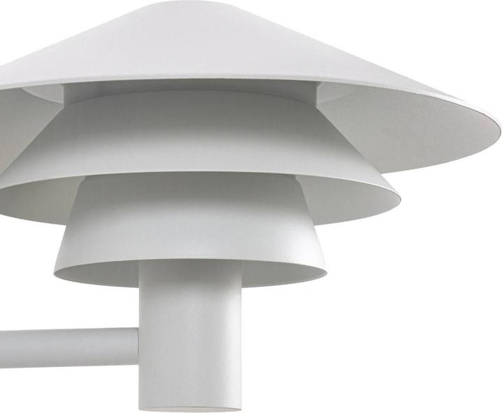 Produktbild Lucande LED-Aussenwandleuchte Montaro, weiss, IP54, Sensor (IP54)