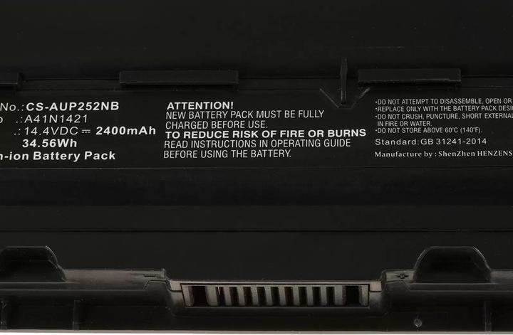 Actual product image AccuCell Battery Asus PU551LA / P2520SA / Type A41N1421 (2400 mAh)