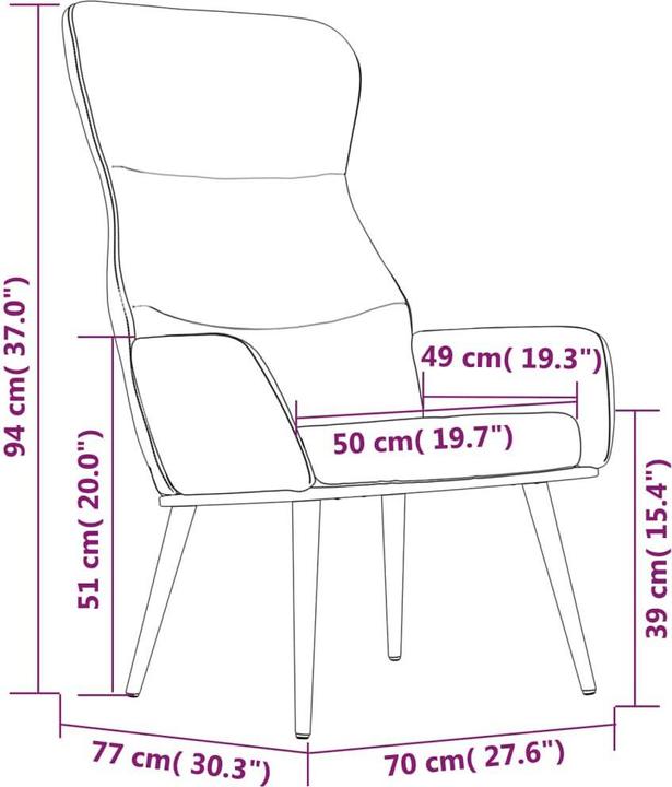 Produktbild vidaXL Relaxsessel