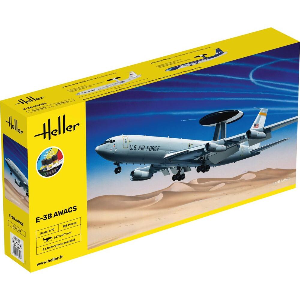 Heller STARTER KIT E-3B Awacs