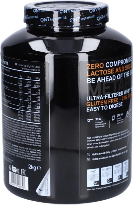 Image du produit QNT Metapure Whey Protein Isolate (2000 g, 1x)