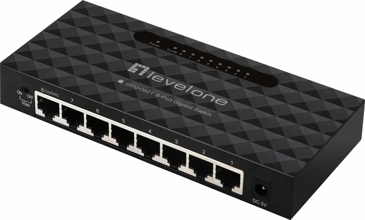 Produktbild LevelOne Switch 8x GE GEU-0821 (8 Ports)
