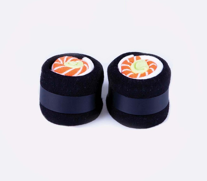 Actual product image Eat My Socks Salmon Maki Sushi (Single pack, One size)