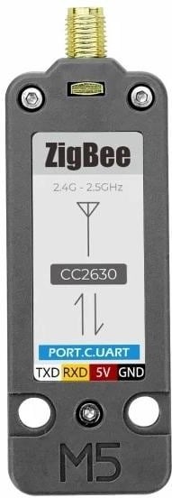 Produktbild M5Stack ZigBee Modul CC2630F128 mit Antenne