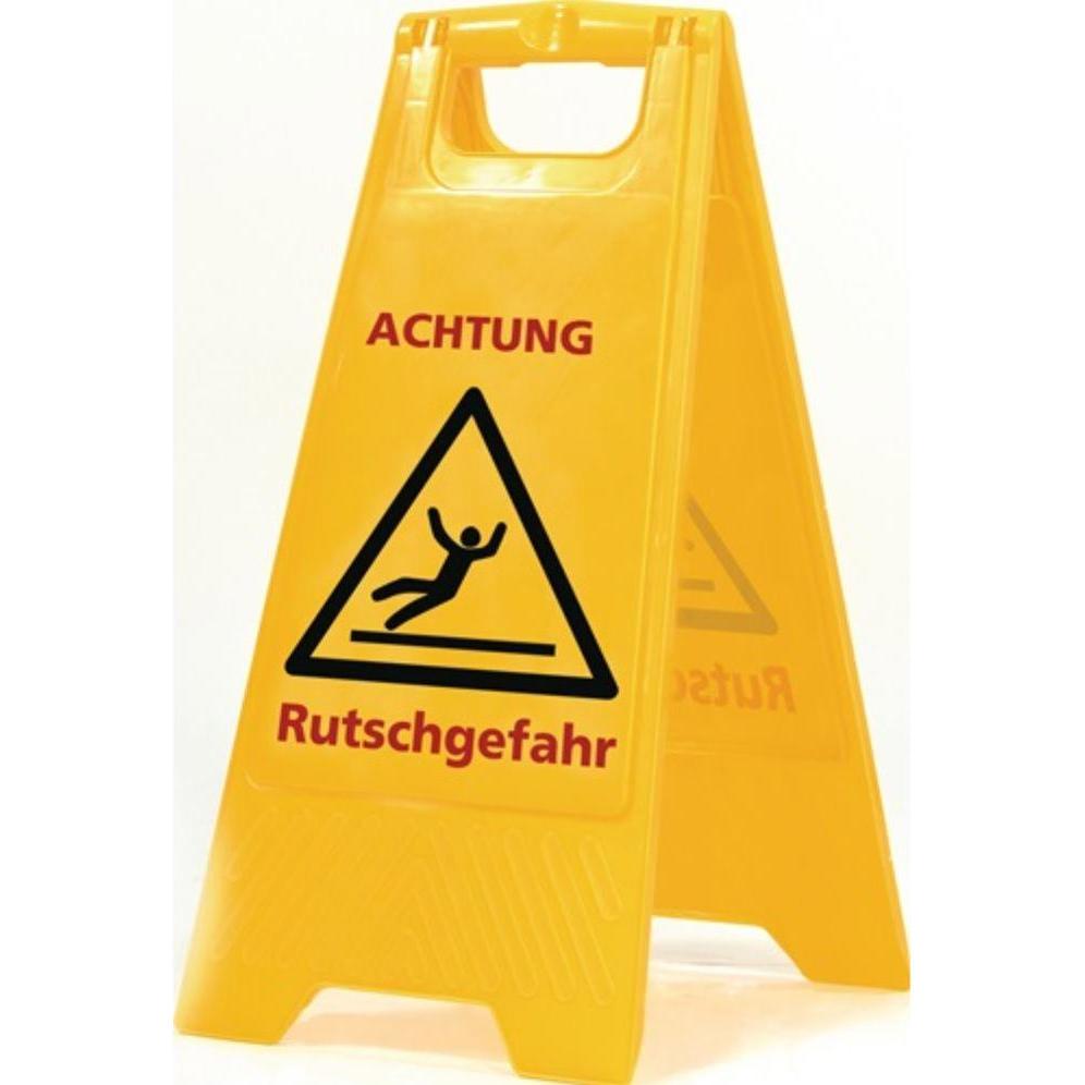 Sprintus, Sicherheitskennzeichnung, Warnschild Rutschgefahr