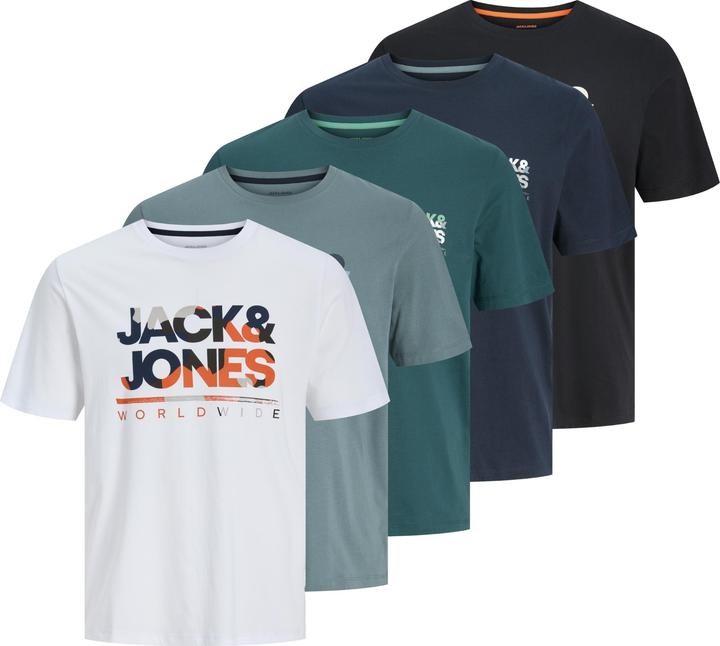 Produktbild Jack & Jones Jjluke Tee 5pk (L)